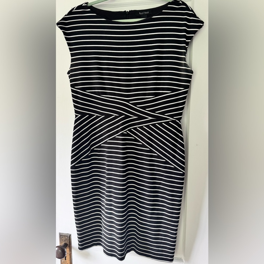 WHBM Black and White Midi